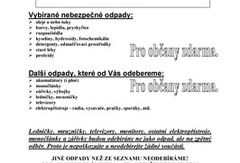 Svoz nebezpečného odpadu