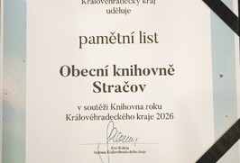 Vyhlášení soutěže Knihovna roku Královéhradeckého kraje 2026