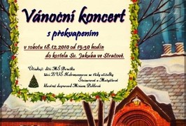 Vánoční koncert v kostele sv. Jakuba ve Stračově dne 18.12.2010 od 15:30