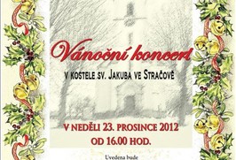 Vánoční koncert v kostele sv. Jakuba ve Stračově - 23.12.2012