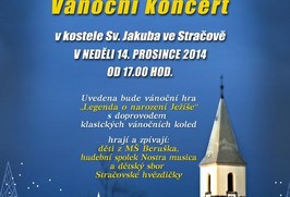 Vánoční koncert ve Stračově 14.12.2014
