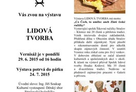 Výstava LIDOVÁ TVORBA - 29.6.2015 od 16:00 - Farmaceutická fakulta UK Hradec Králové