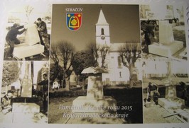 Odhalení pomníku - Vesnice roku 2015 ve Stračově foto Klika